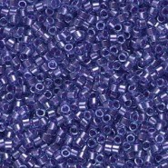 Miyuki delica kralen 11/0 - Sparkling purple lined aqua luster DB-284